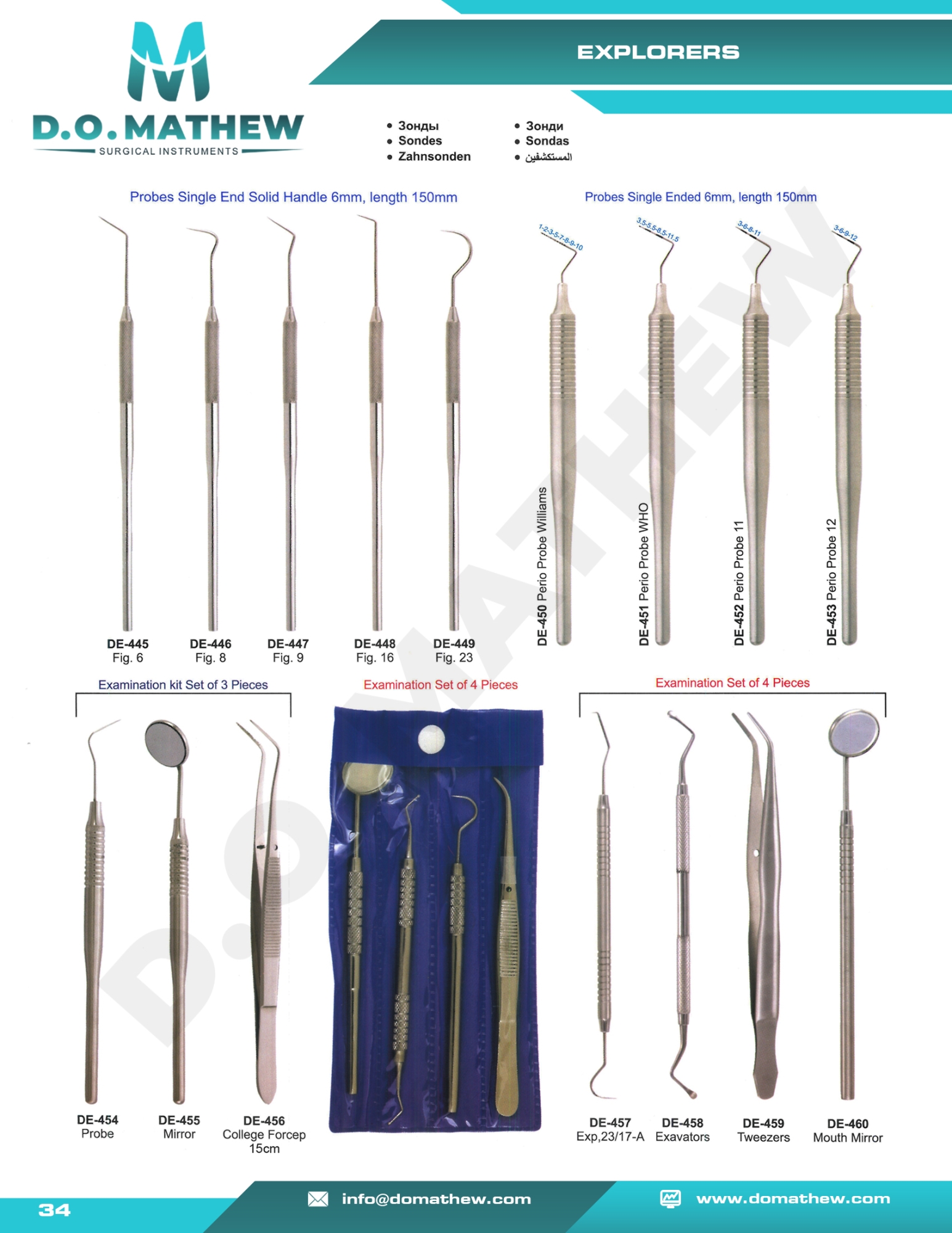  Diagnostic, Probes, Scalers, Filling & Laboratory Instruments